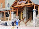 Buffalo Lodge entrance in River Run Village, Keystone CO